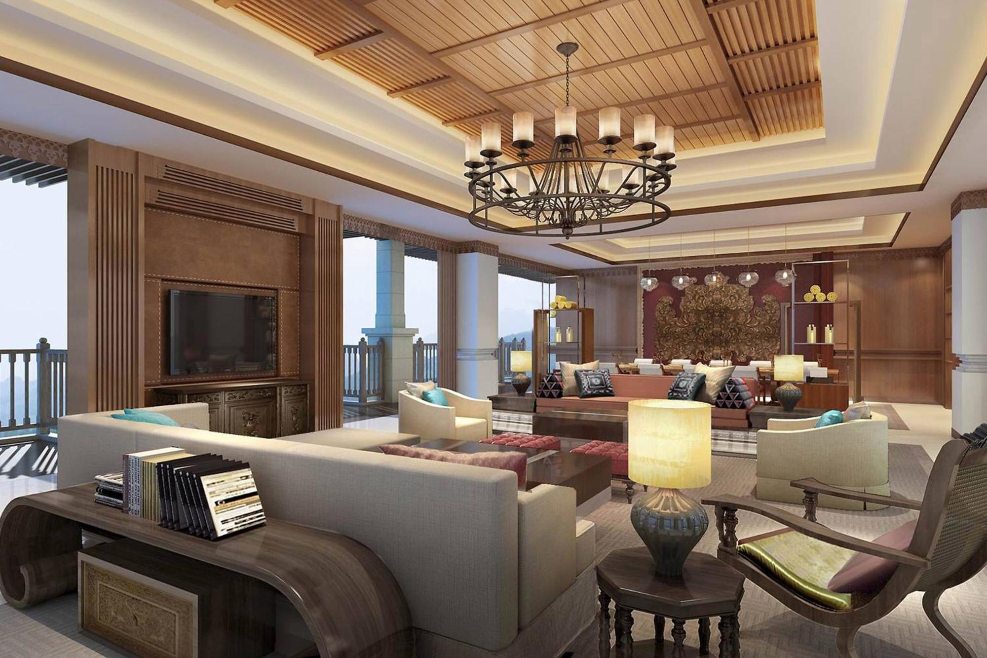 Sheraton Grand Xishuangbanna Hotel Jinghong Bagian luar foto